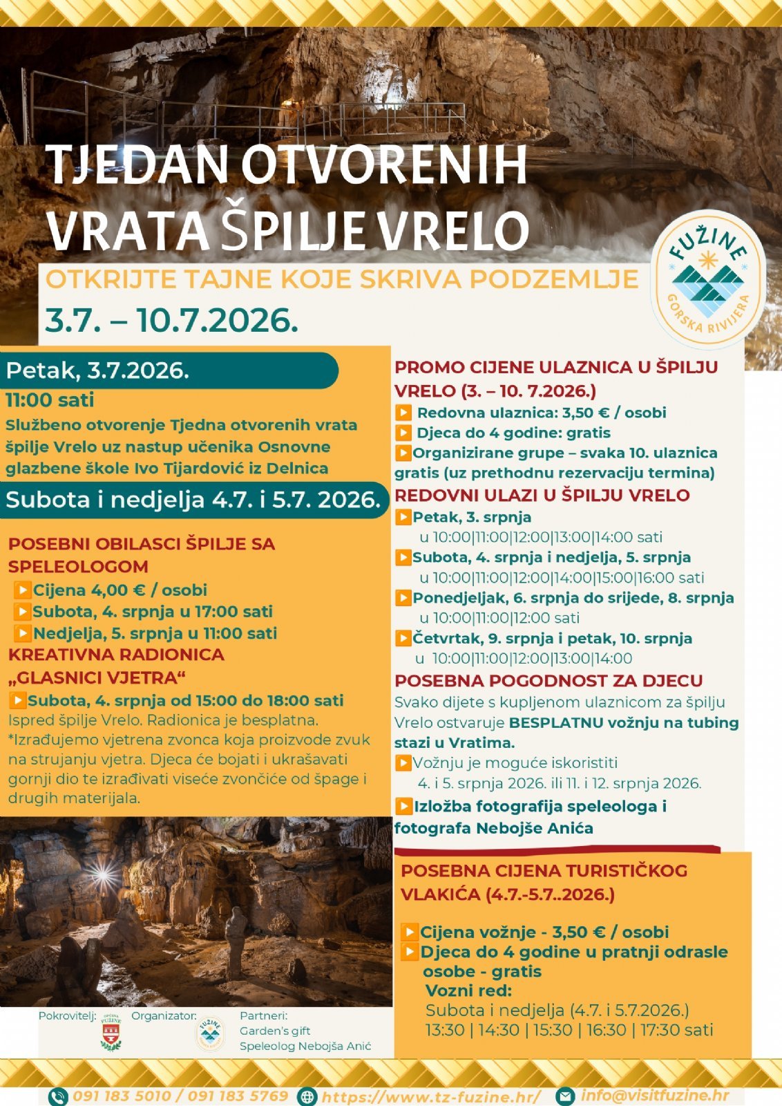 VRELO CAVE OPEN HOUSE WEEK