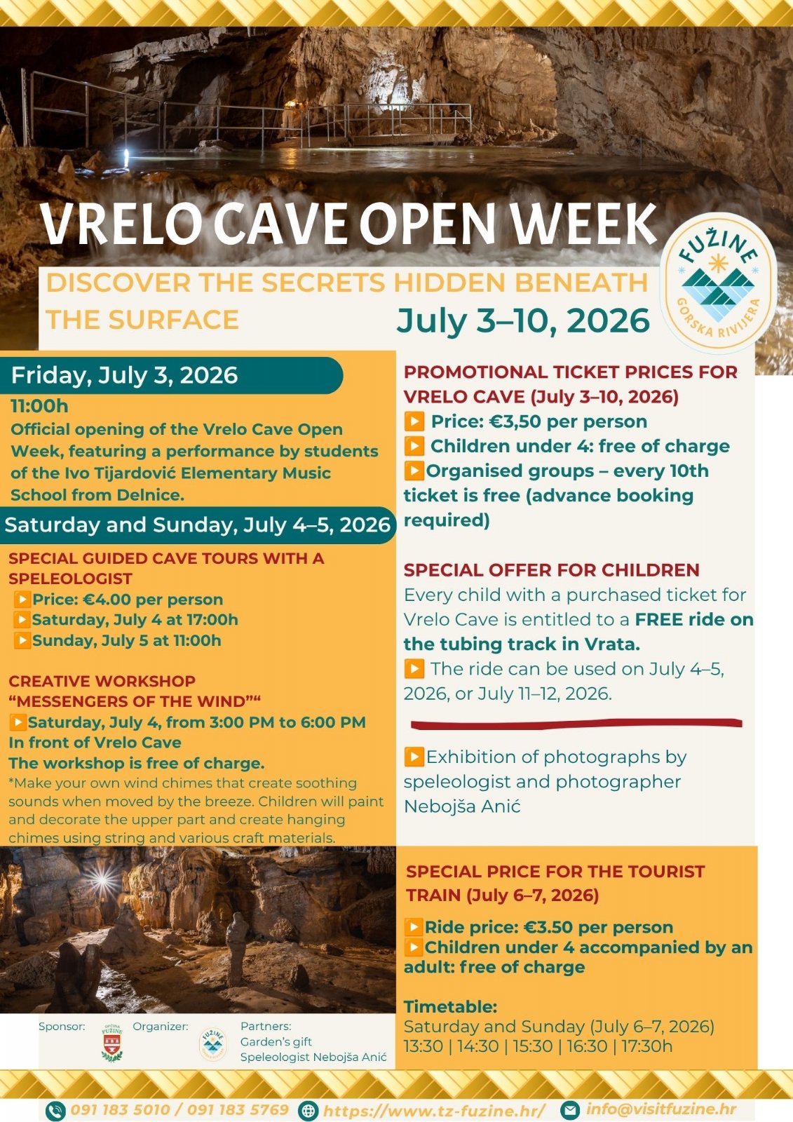 VRELO CAVE OPEN HOUSE WEEK