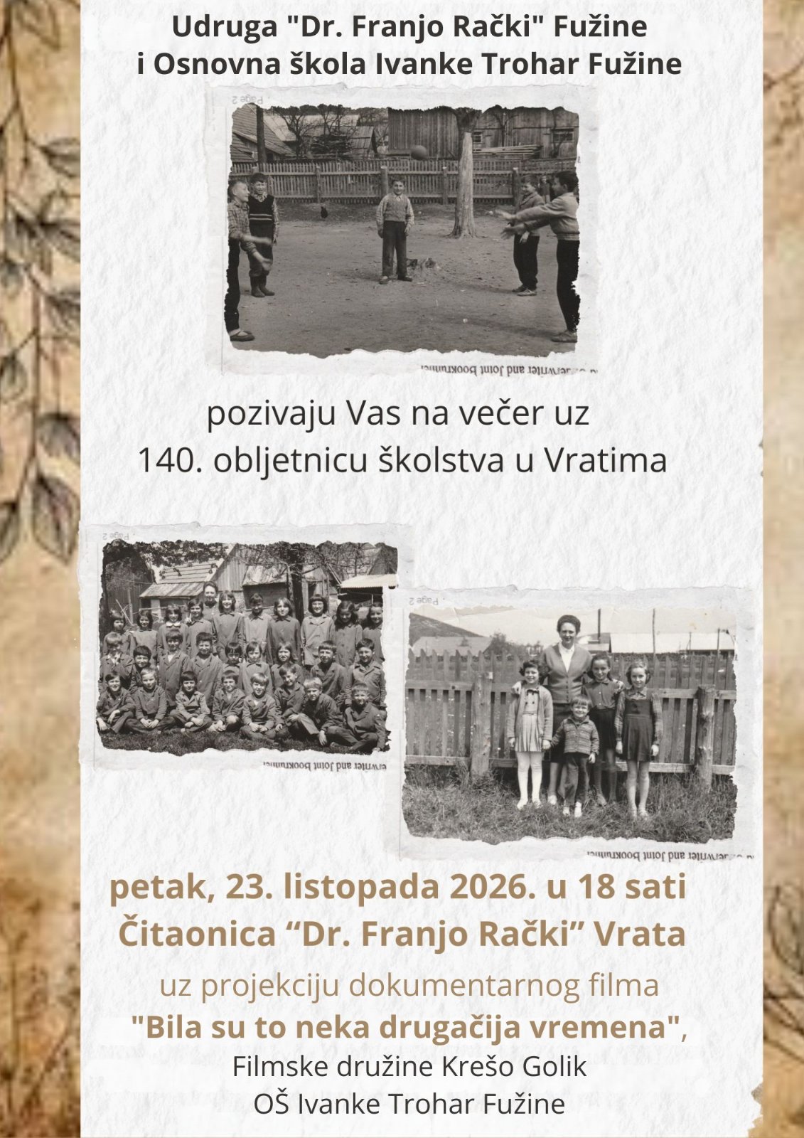 140. obljetnica školstva u Vratima