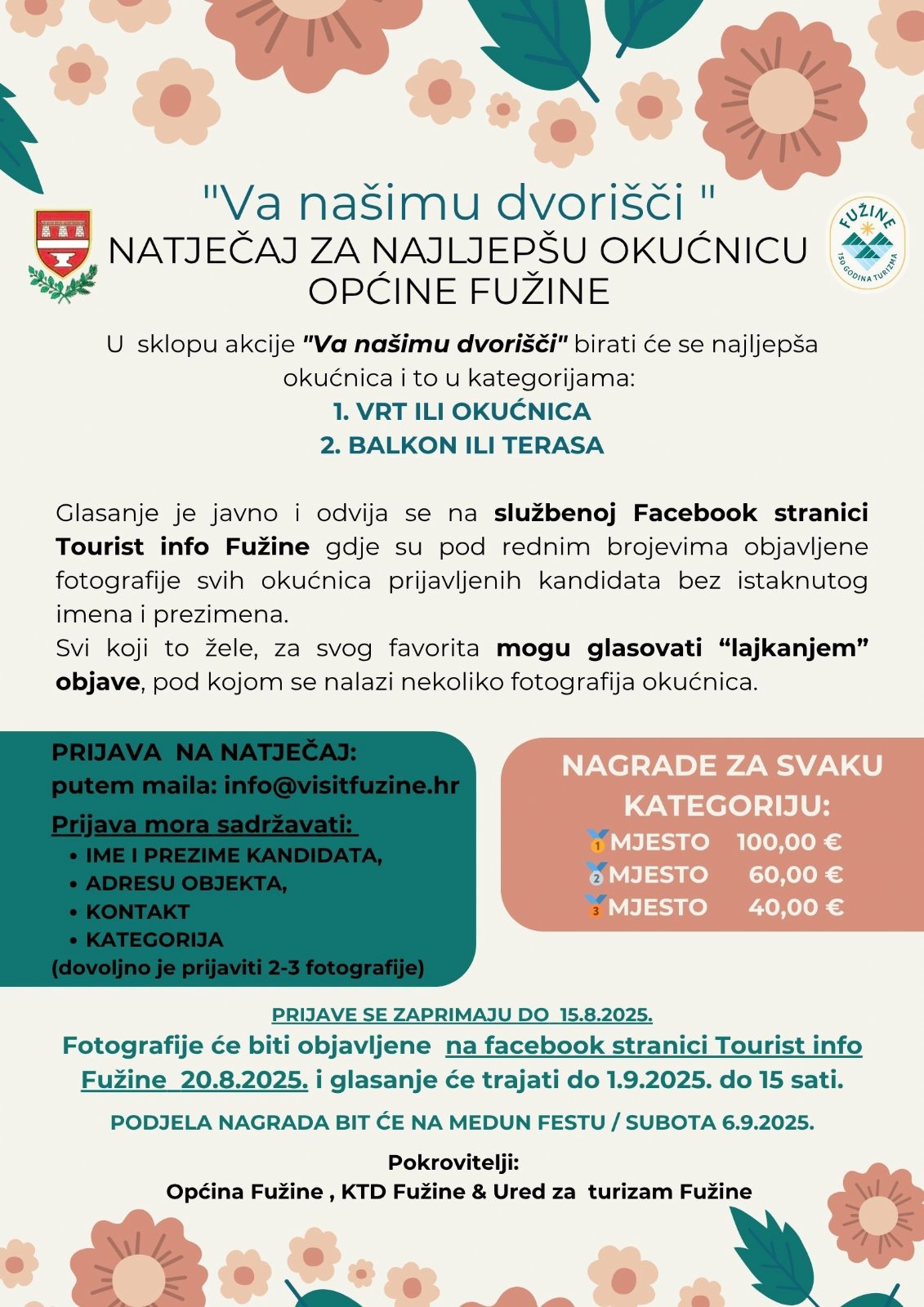 Natječaj „Va našimu dvorišći“ 2025