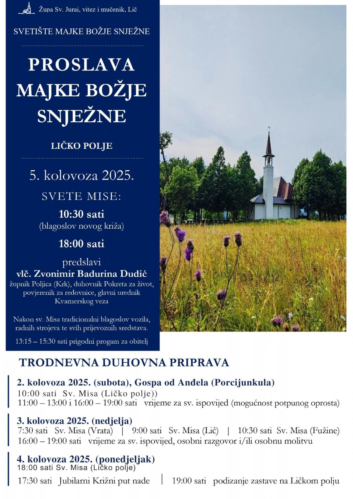 Proslava Majke Božje Snježne